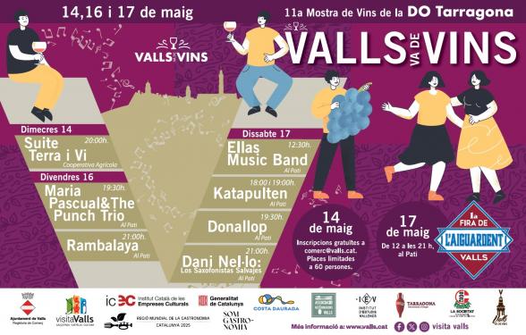 La Music Valls Va de Vins 2024 arriba amb rècord de cellers i una programació plena de novetats