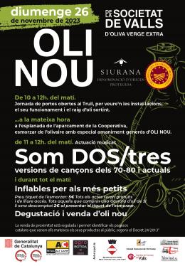 Torna la festa de l'Oli Nou, que se celebrar&agrave; el darrer diumenge de novembre